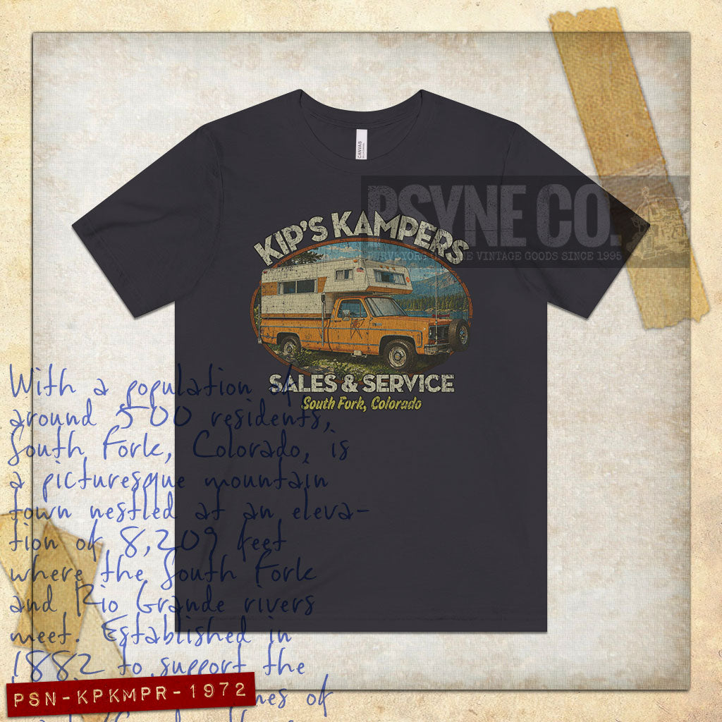 Kip’s Kampers 1972 Vintage Men's T-Shirt