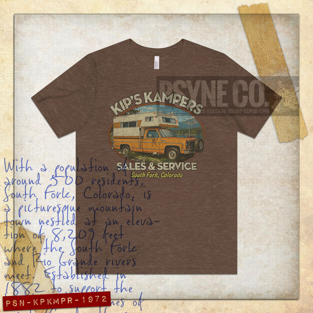 Kip’s Kampers 1972 Vintage Men's T-Shirt