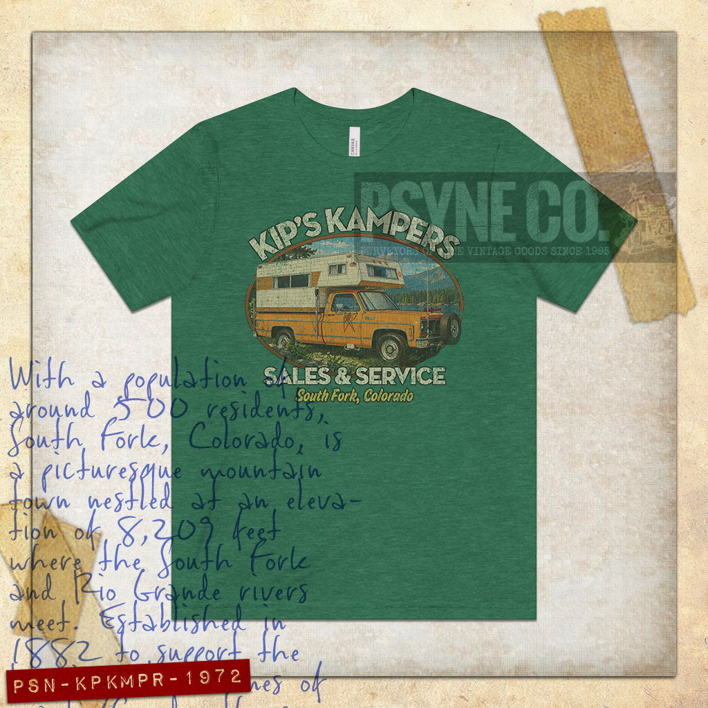 Kip’s Kampers 1972 Vintage Men's T-Shirt