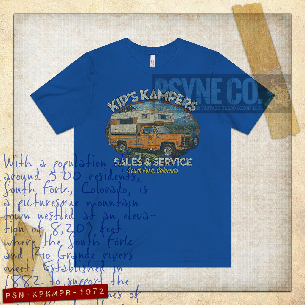 Kip’s Kampers 1972 Vintage Men's T-Shirt