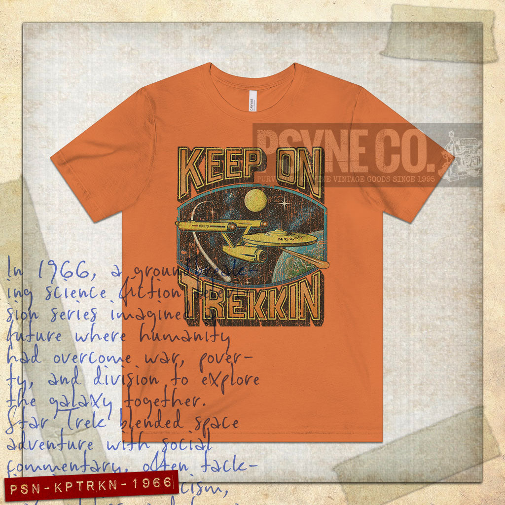 Keep on Trekkin' 1966 Vintage Men's T-Shirt