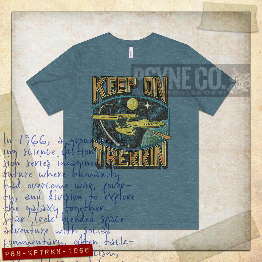 Keep on Trekkin' 1966 Vintage Men's T-Shirt