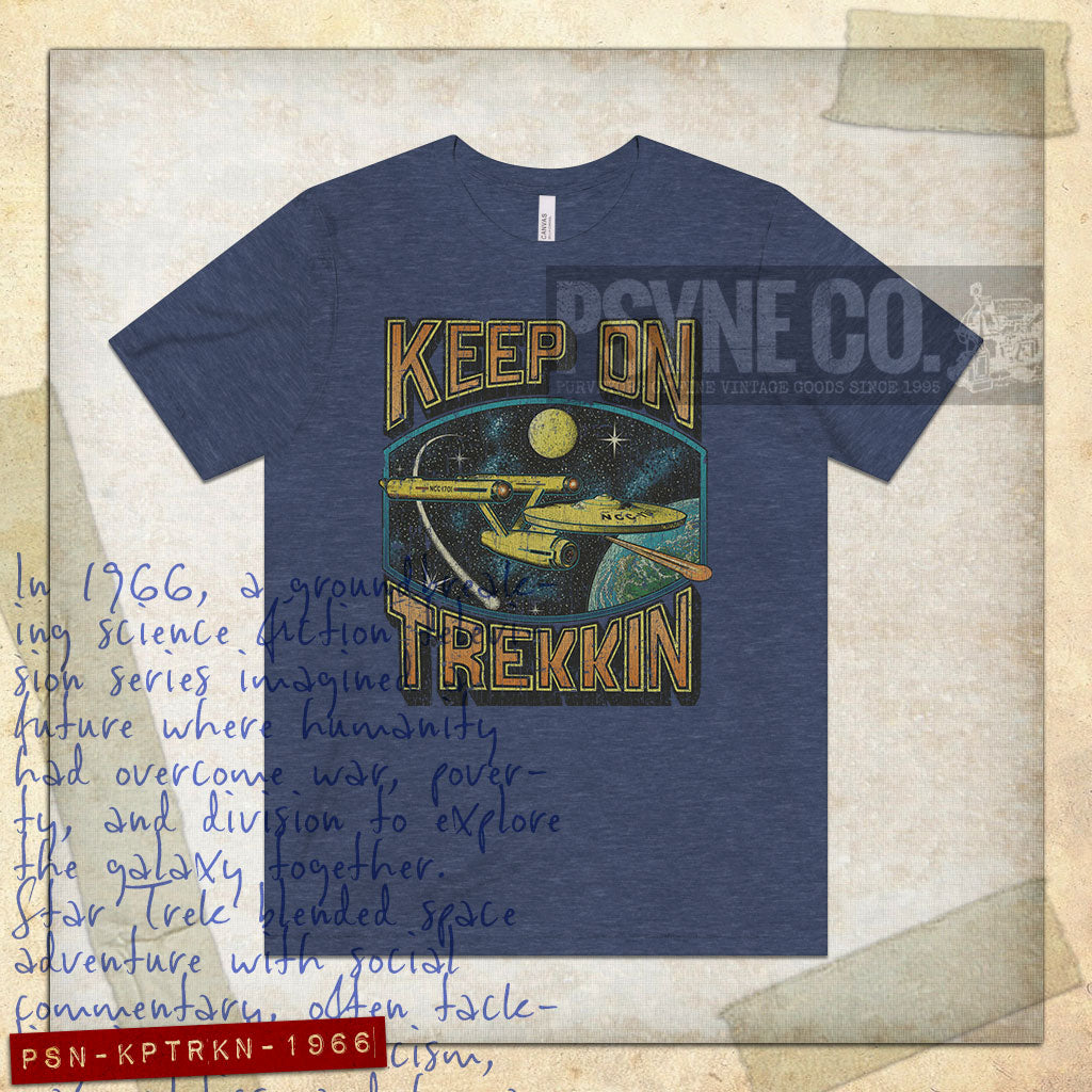 Keep on Trekkin' 1966 Vintage Men's T-Shirt
