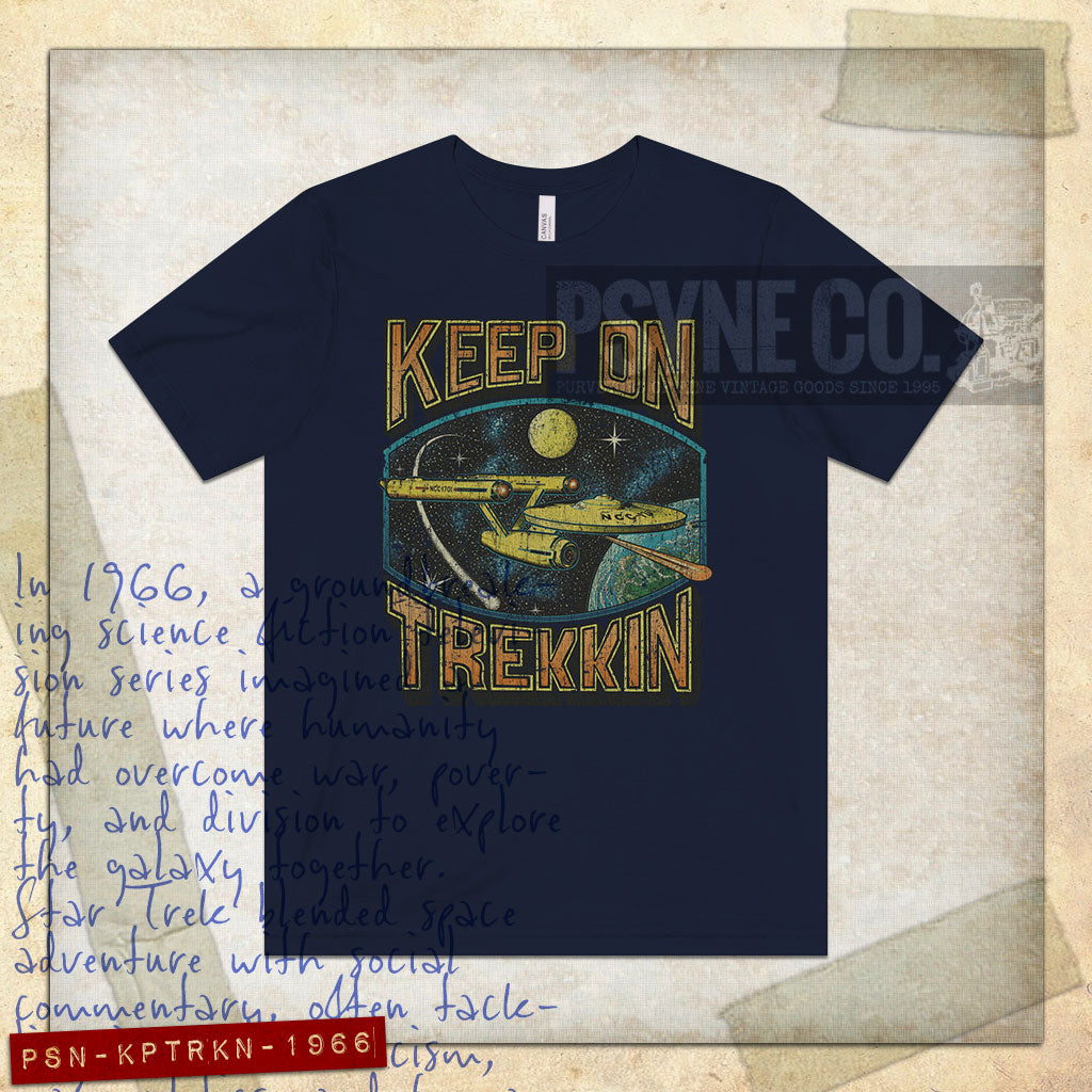 Keep on Trekkin' 1966 Vintage Men's T-Shirt