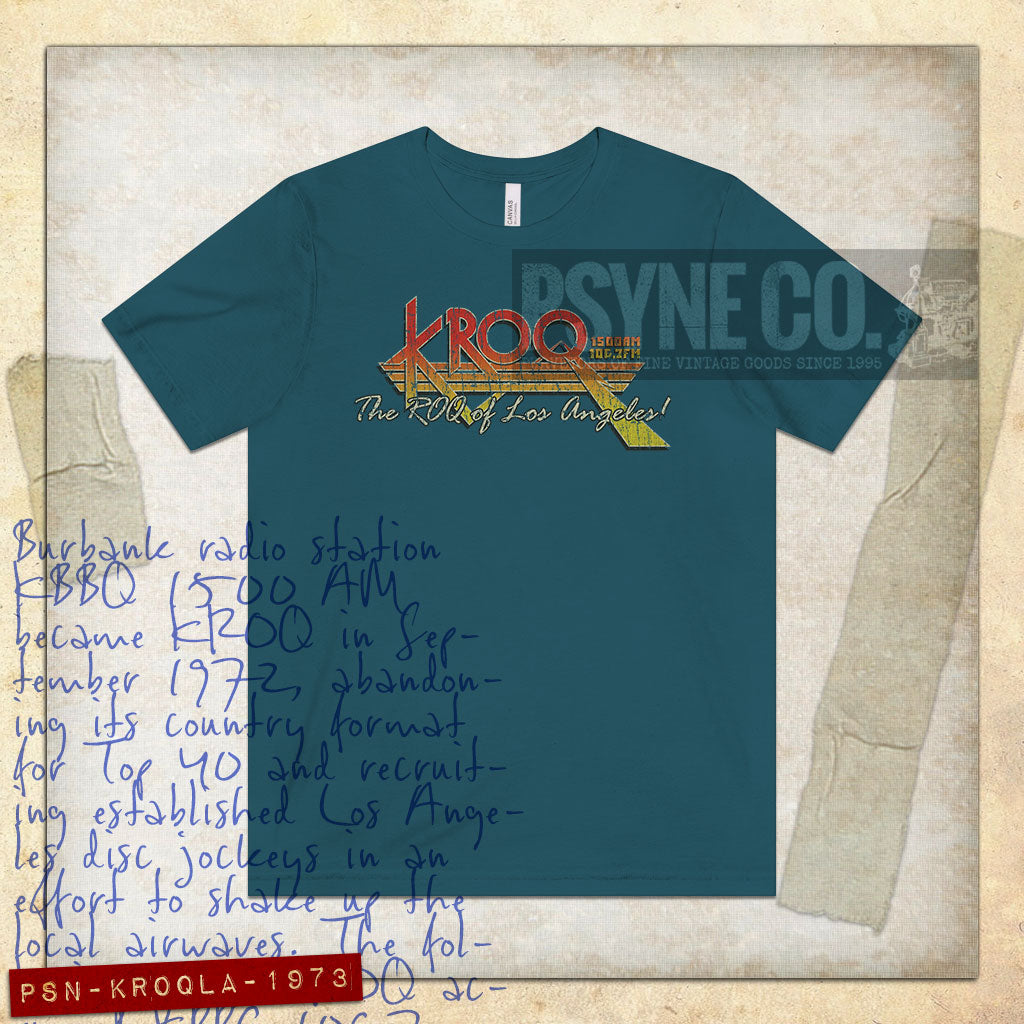 KROQ Los Angeles 1973 Vintage Men's T-Shirt