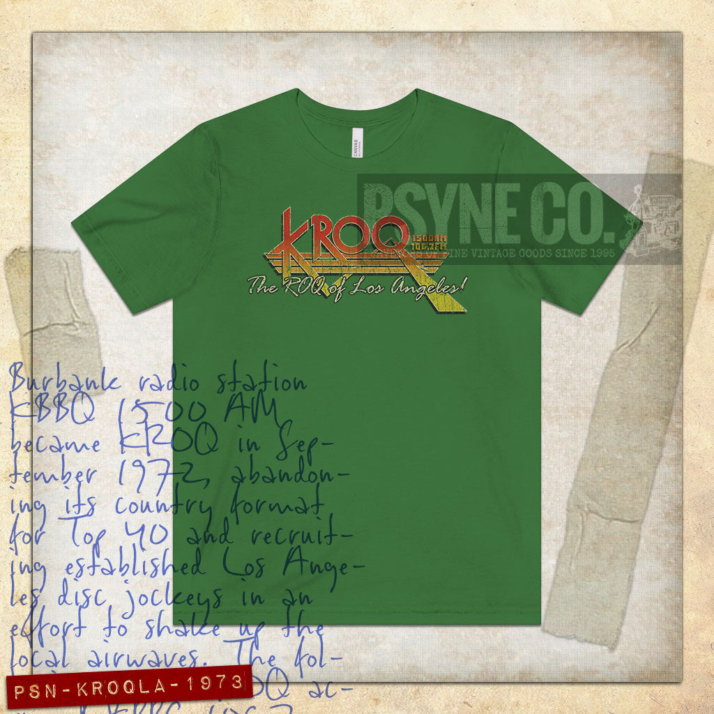 KROQ Los Angeles 1973 Vintage Men's T-Shirt