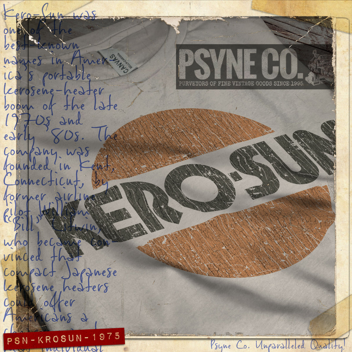 Kero-Sun 1975 Vintage Men's T-Shirt