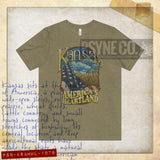 Kansas America's Heartland 1978 Vintage Men's T-Shirt