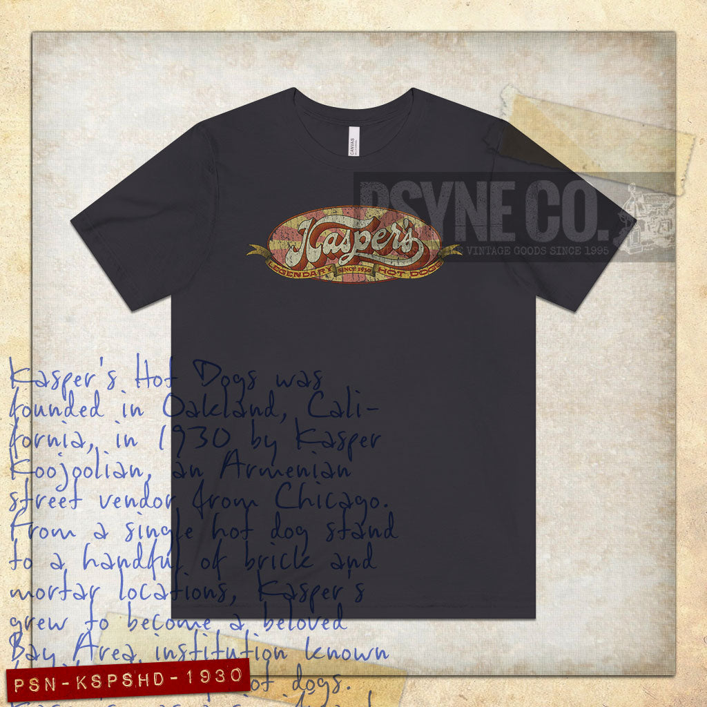 Kasper's Hot Dogs 1930 Vintage Men's T-Shirt