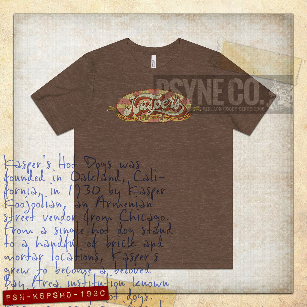 Kasper's Hot Dogs 1930 Vintage Men's T-Shirt