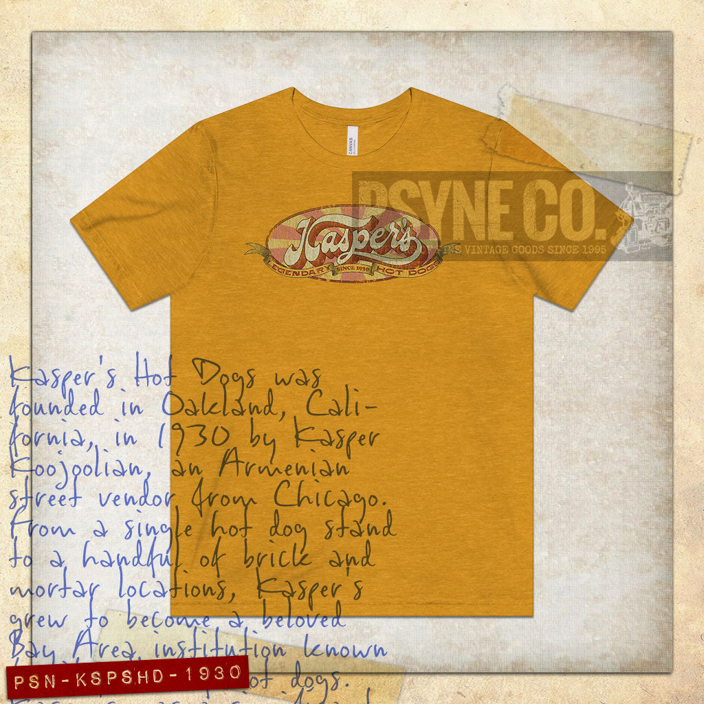 Kasper's Hot Dogs 1930 Vintage Men's T-Shirt