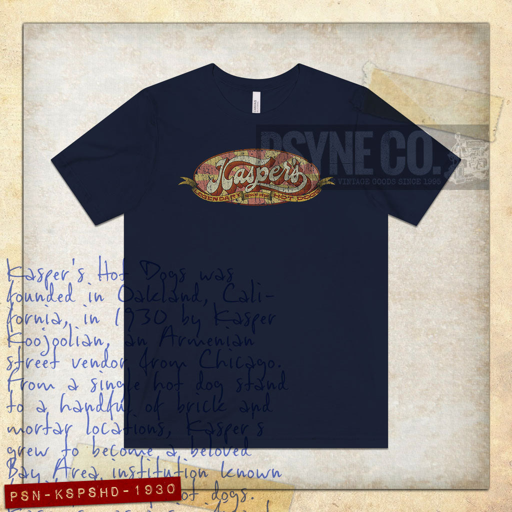 Kasper's Hot Dogs 1930 Vintage Men's T-Shirt