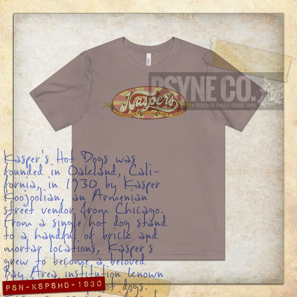 Kasper's Hot Dogs 1930 Vintage Men's T-Shirt