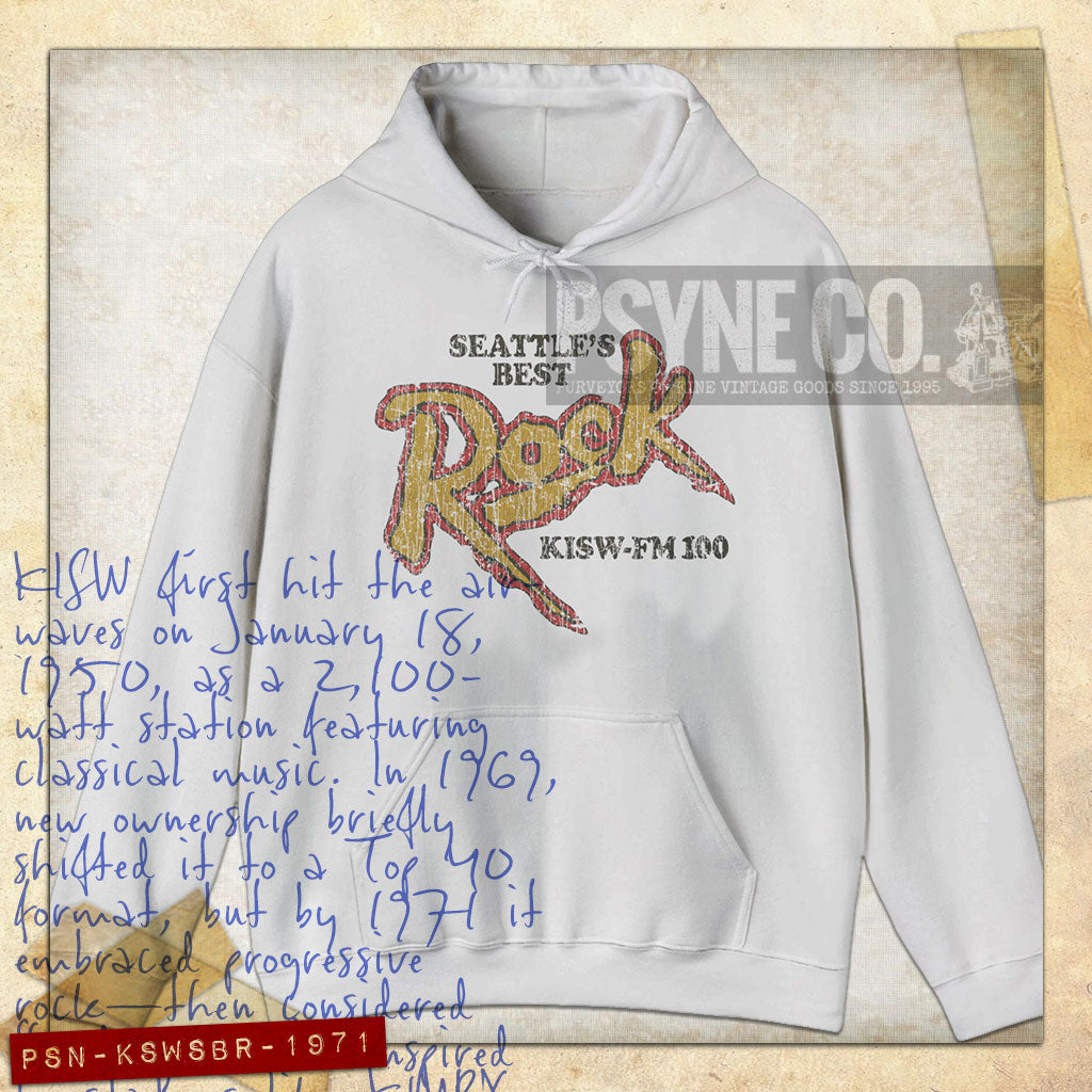 Seattle's Best Rock 1971 Vintage Men's Hoodie