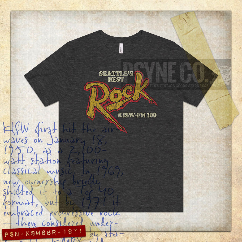 Seattle's Best Rock 1971 Vintage Men's T-Shirt