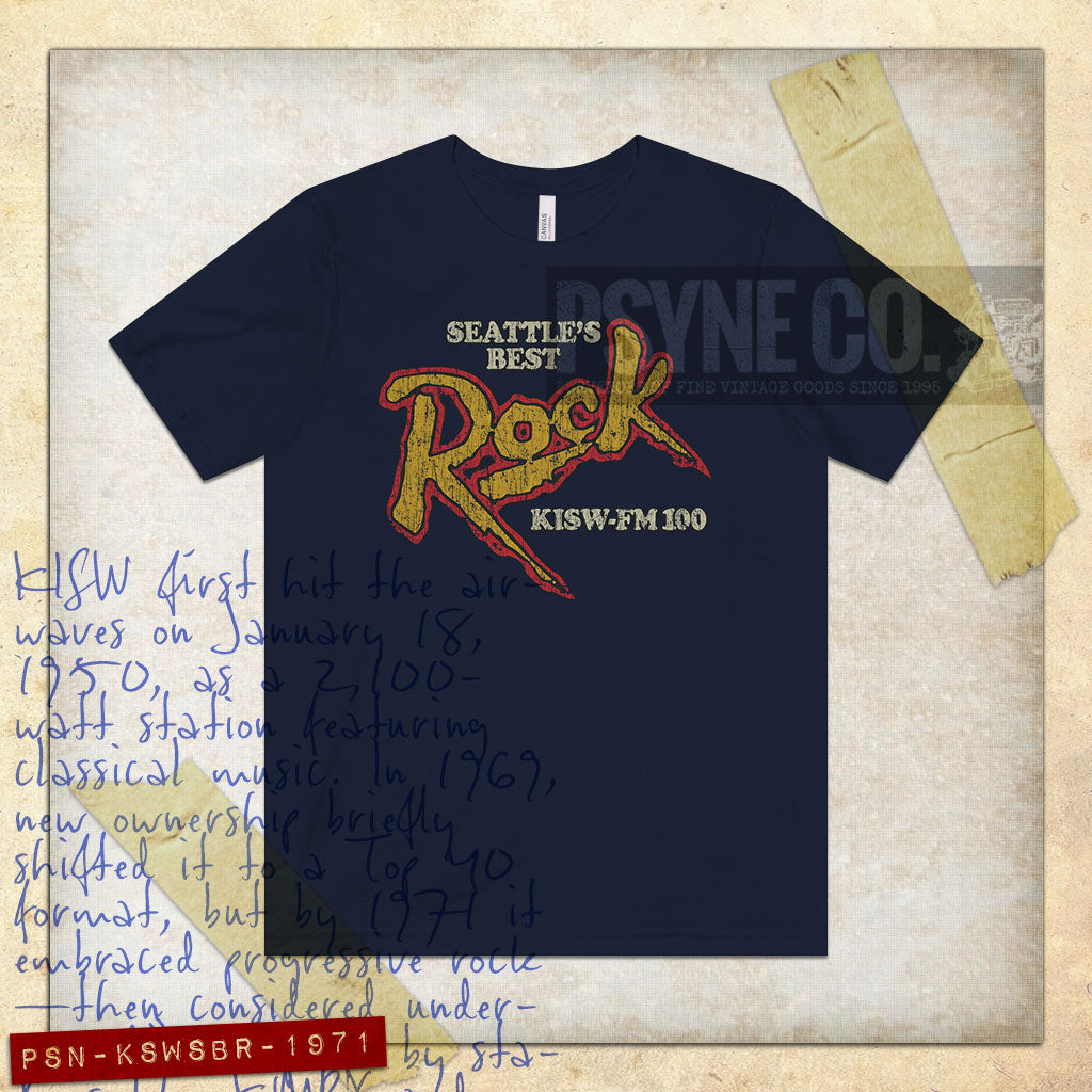 Seattle's Best Rock 1971 Vintage Men's T-Shirt