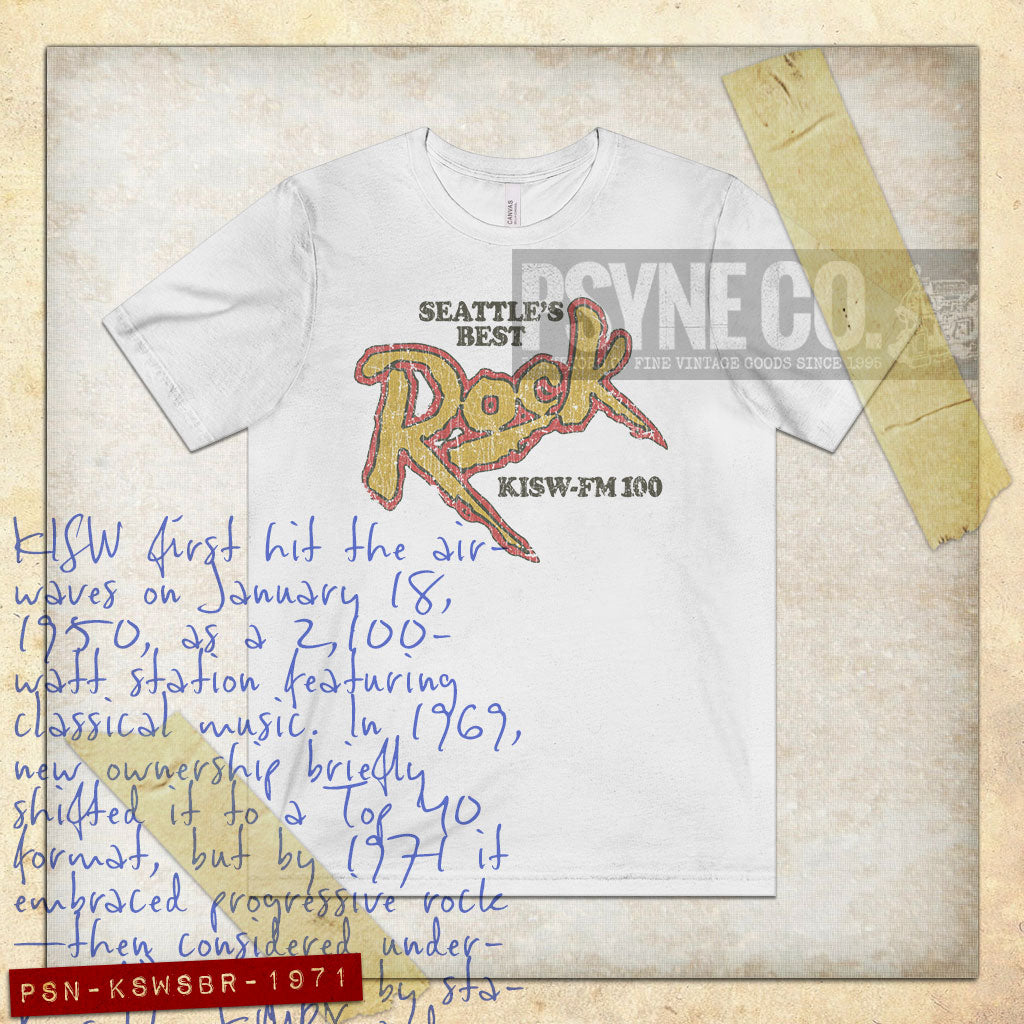 Seattle's Best Rock 1971 Vintage Men's T-Shirt