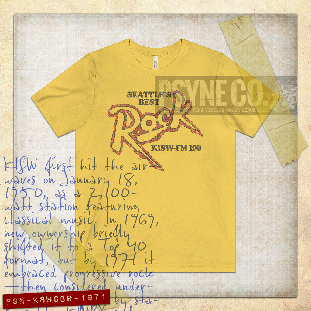 Seattle's Best Rock 1971 Vintage Men's T-Shirt