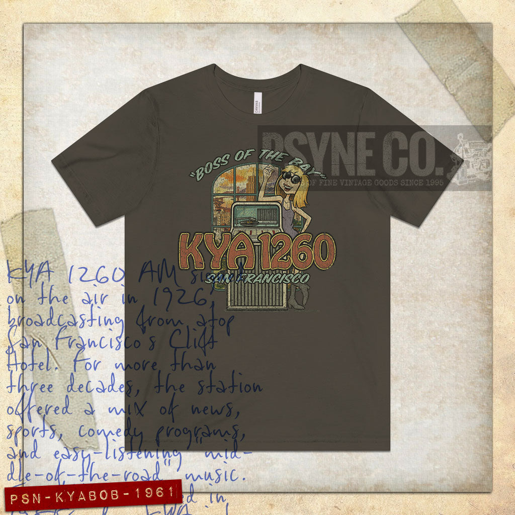 KYA 1260 Boss of the Bay 1961 Vintage Men’s T-Shirt