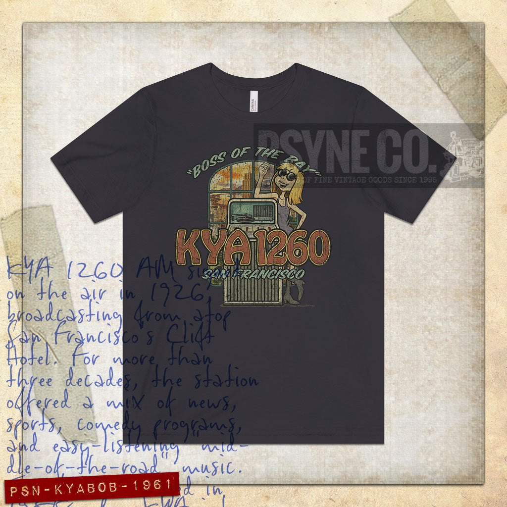 KYA 1260 Boss of the Bay 1961 Vintage Men’s T-Shirt