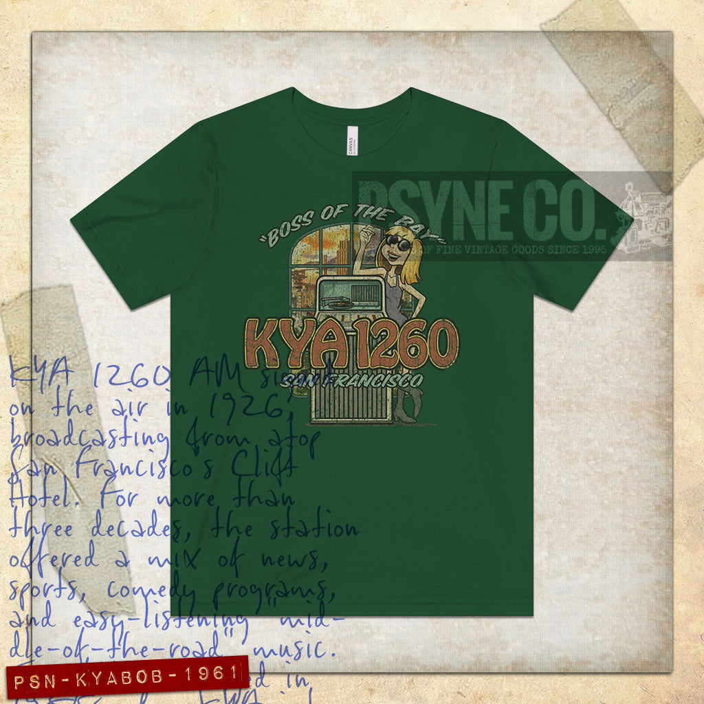 KYA 1260 Boss of the Bay 1961 Vintage Men’s T-Shirt