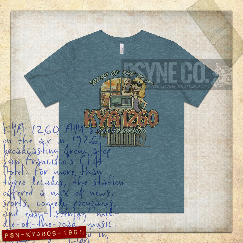 KYA 1260 Boss of the Bay 1961 Vintage Men’s T-Shirt