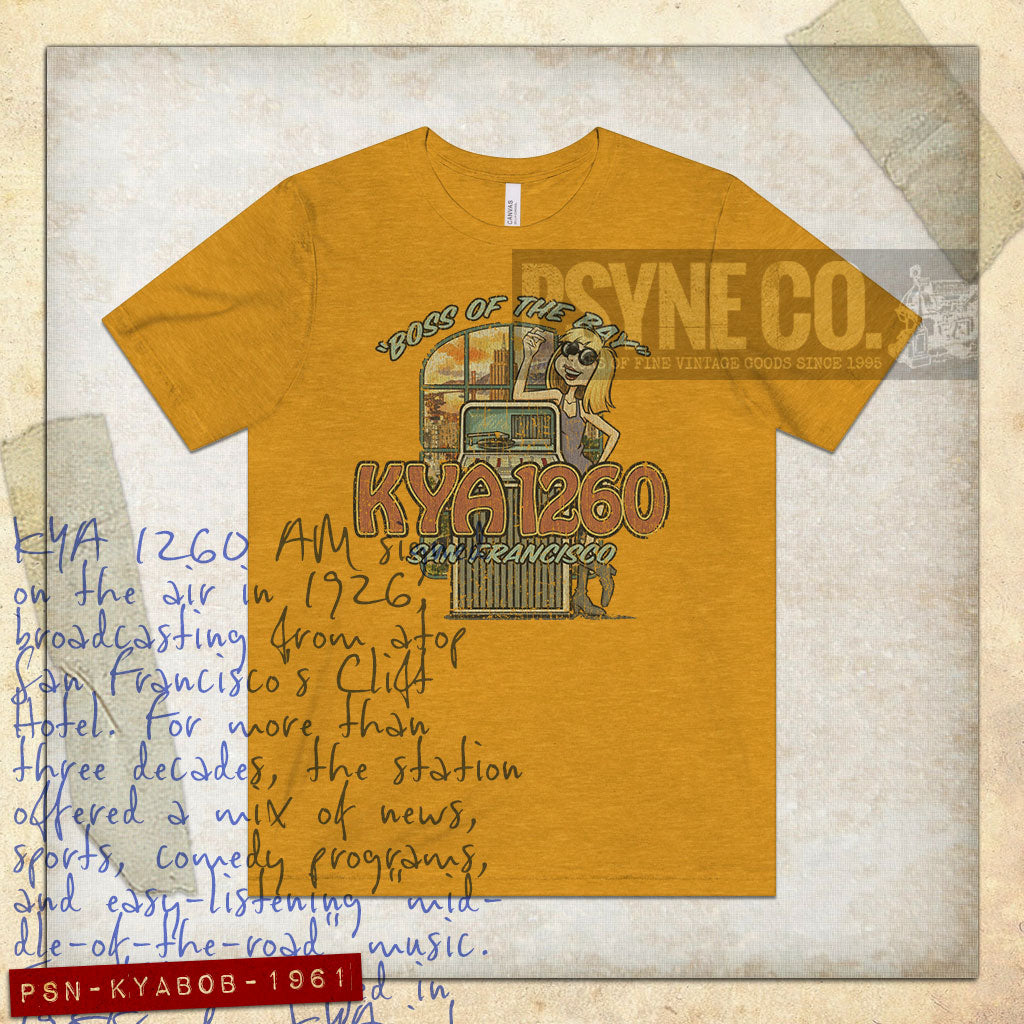 KYA 1260 Boss of the Bay 1961 Vintage Men’s T-Shirt