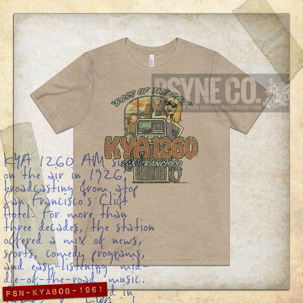KYA 1260 Boss of the Bay 1961 Vintage Men’s T-Shirt