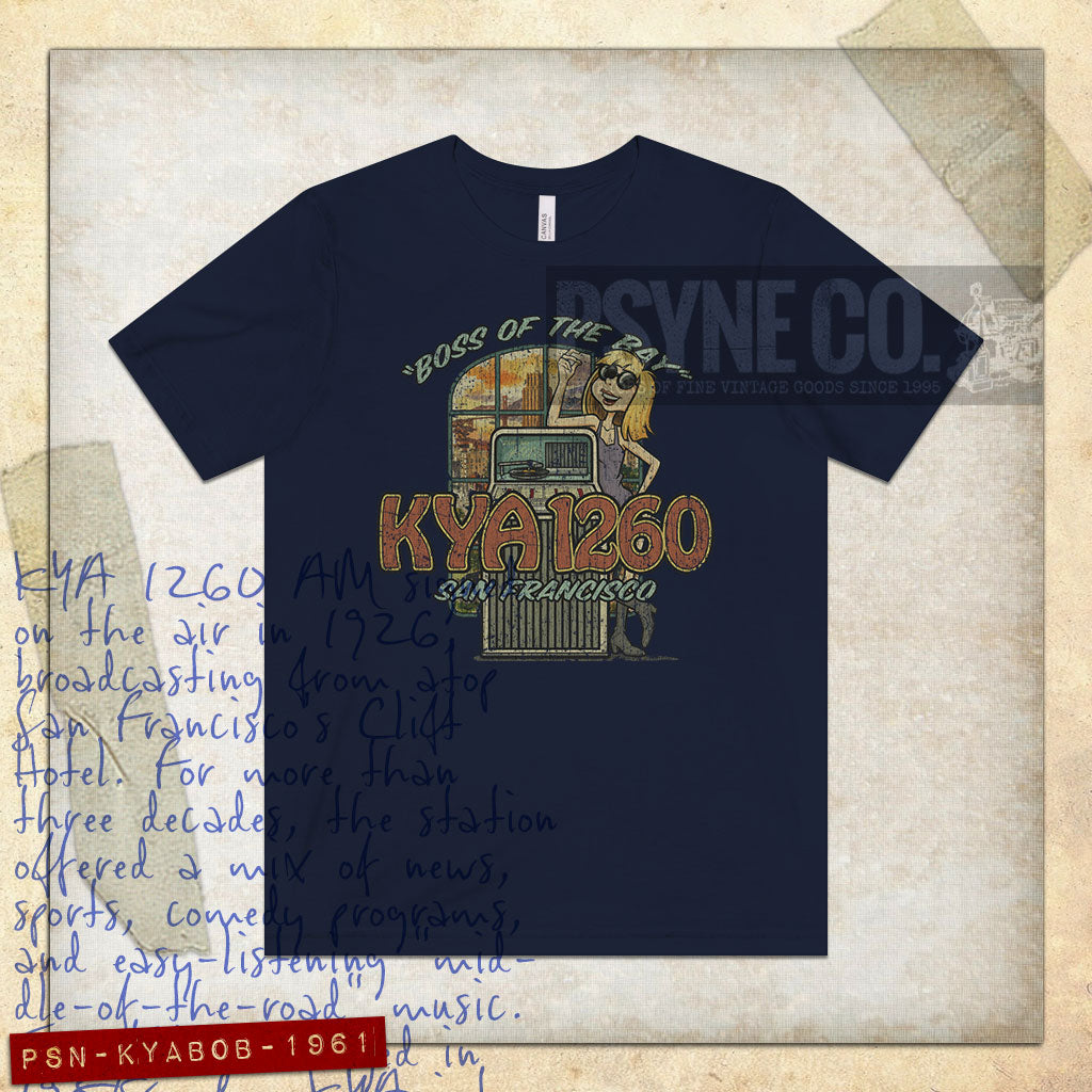 KYA 1260 Boss of the Bay 1961 Vintage Men’s T-Shirt