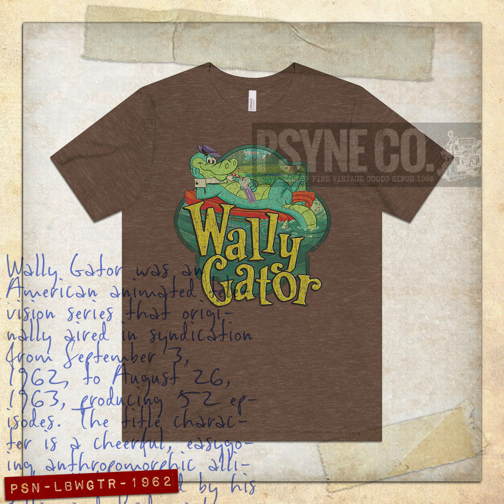 Laid Back Wally Gator 1962 Vintage Men's T-Shirt