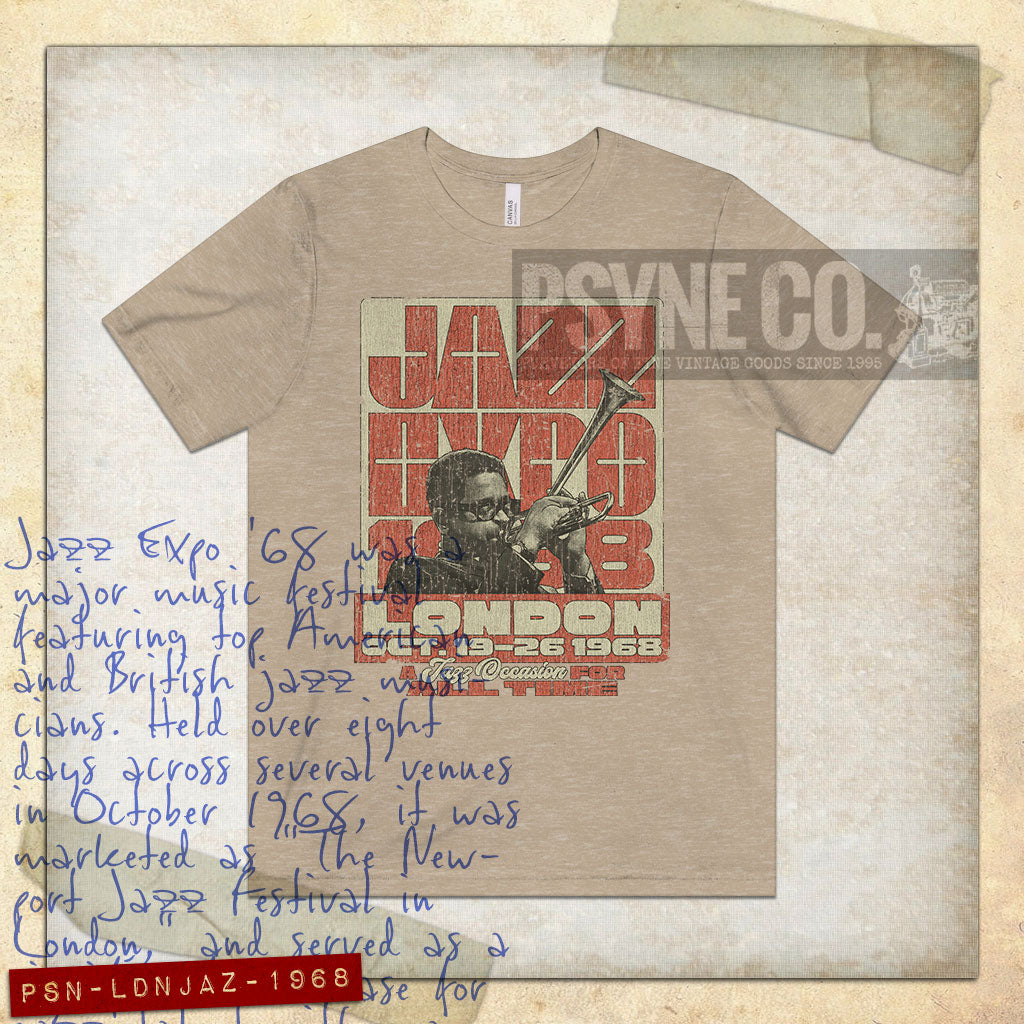 London Jazz Expo 1968 Vintage Men's T-Shirt