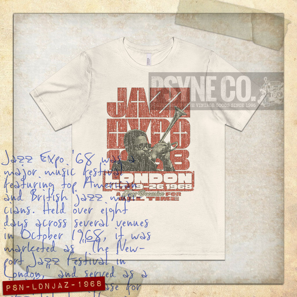 London Jazz Expo 1968 Vintage Men's T-Shirt