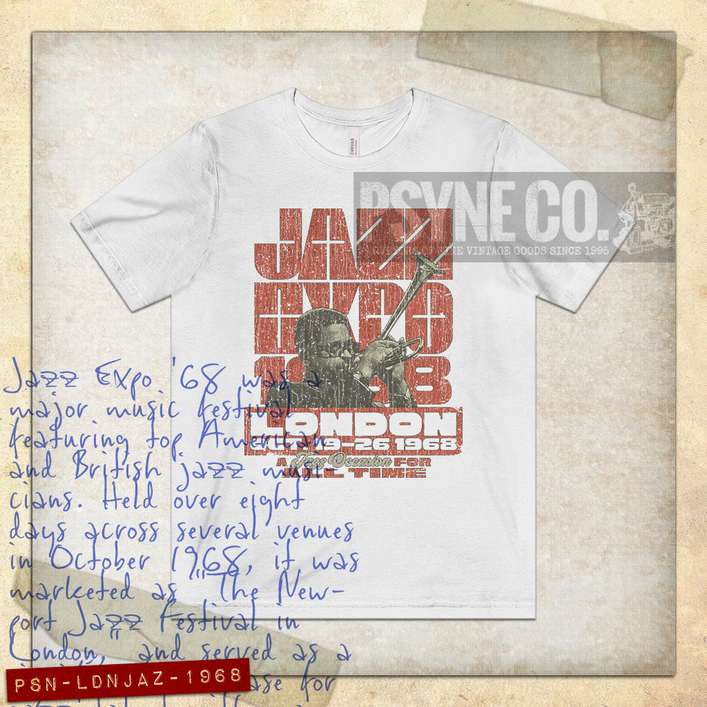 London Jazz Expo 1968 Vintage Men's T-Shirt