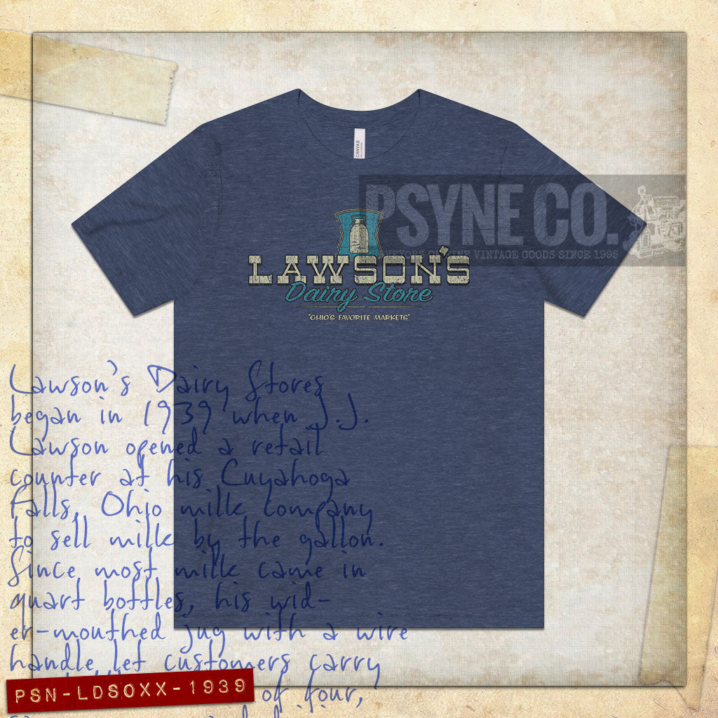 Lawson's Dairy Store Ohio 1939 Vintage Men's T-Shirt