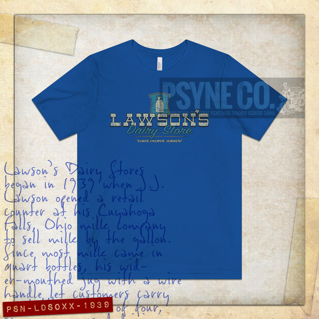 Lawson's Dairy Store Ohio 1939 Vintage Men's T-Shirt