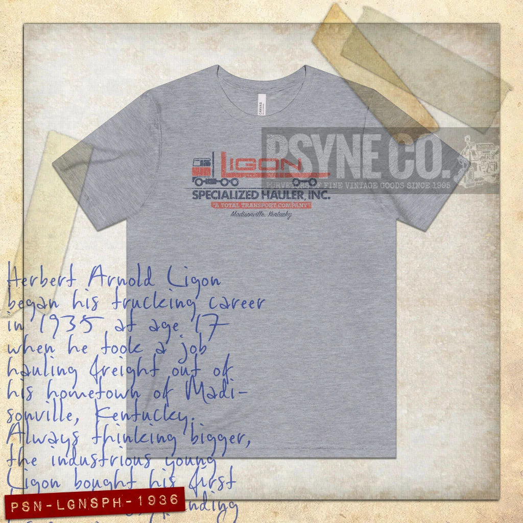 Ligon Specialized Hauler 1936 Vintage Men's T-Shirt