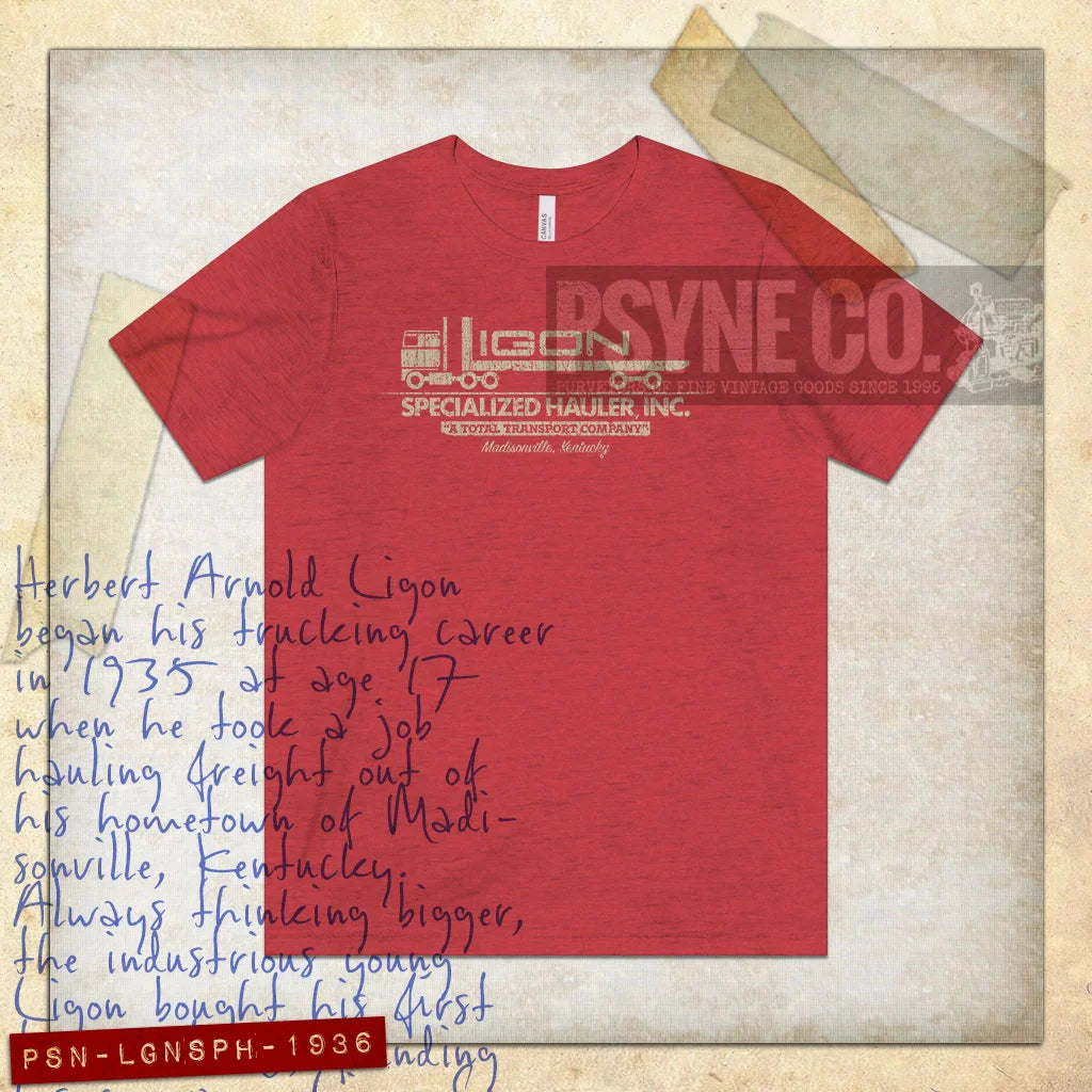 Ligon Specialized Hauler 1936 Vintage Men's T-Shirt