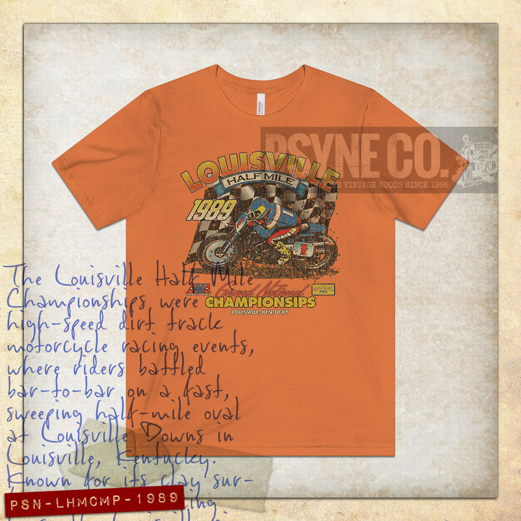 Louisville Half Mile Championships 1989 Vintage Men's T-Shirt