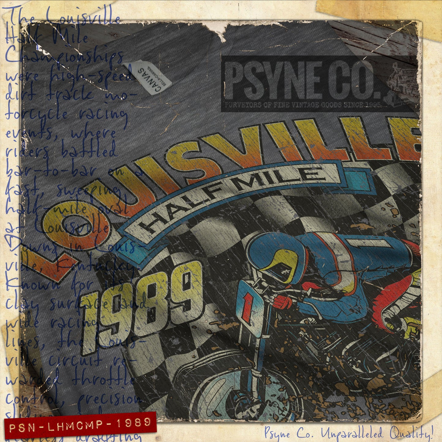 Louisville Half Mile Championships 1989 Vintage Men's T-Shirt
