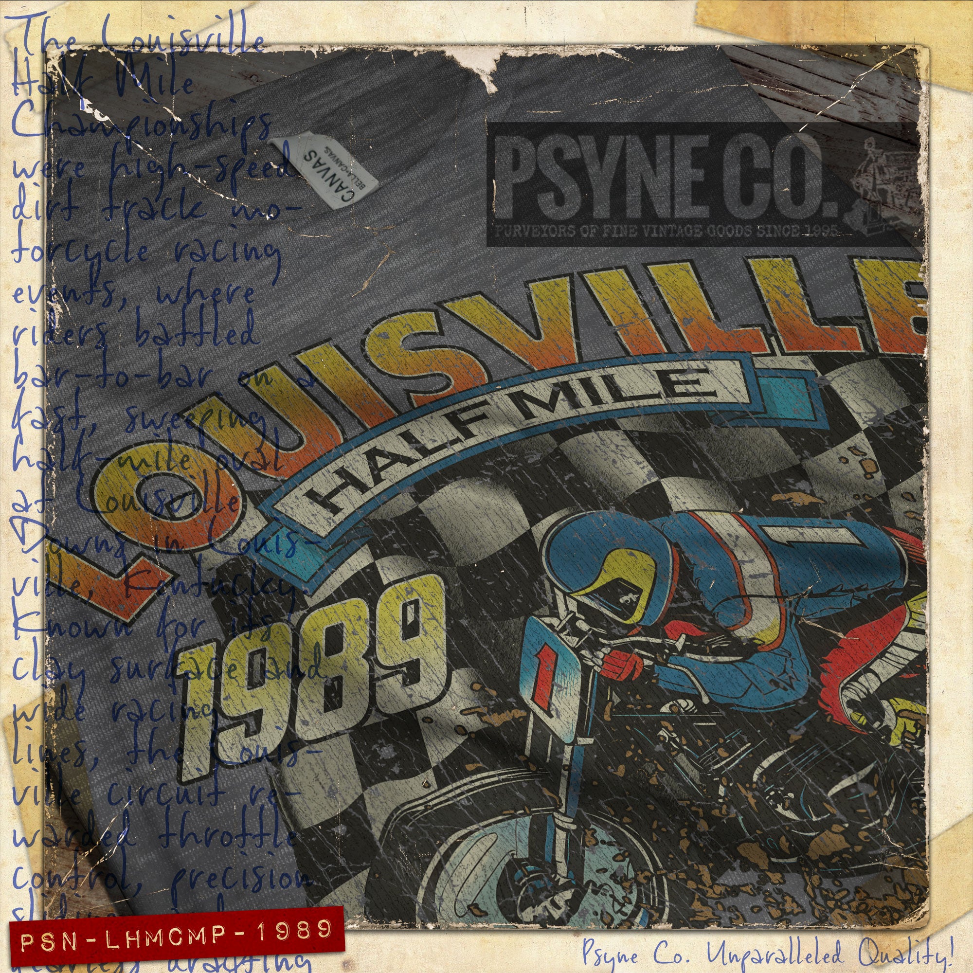 Louisville Half Mile Championships 1989 Vintage Men's T-Shirt