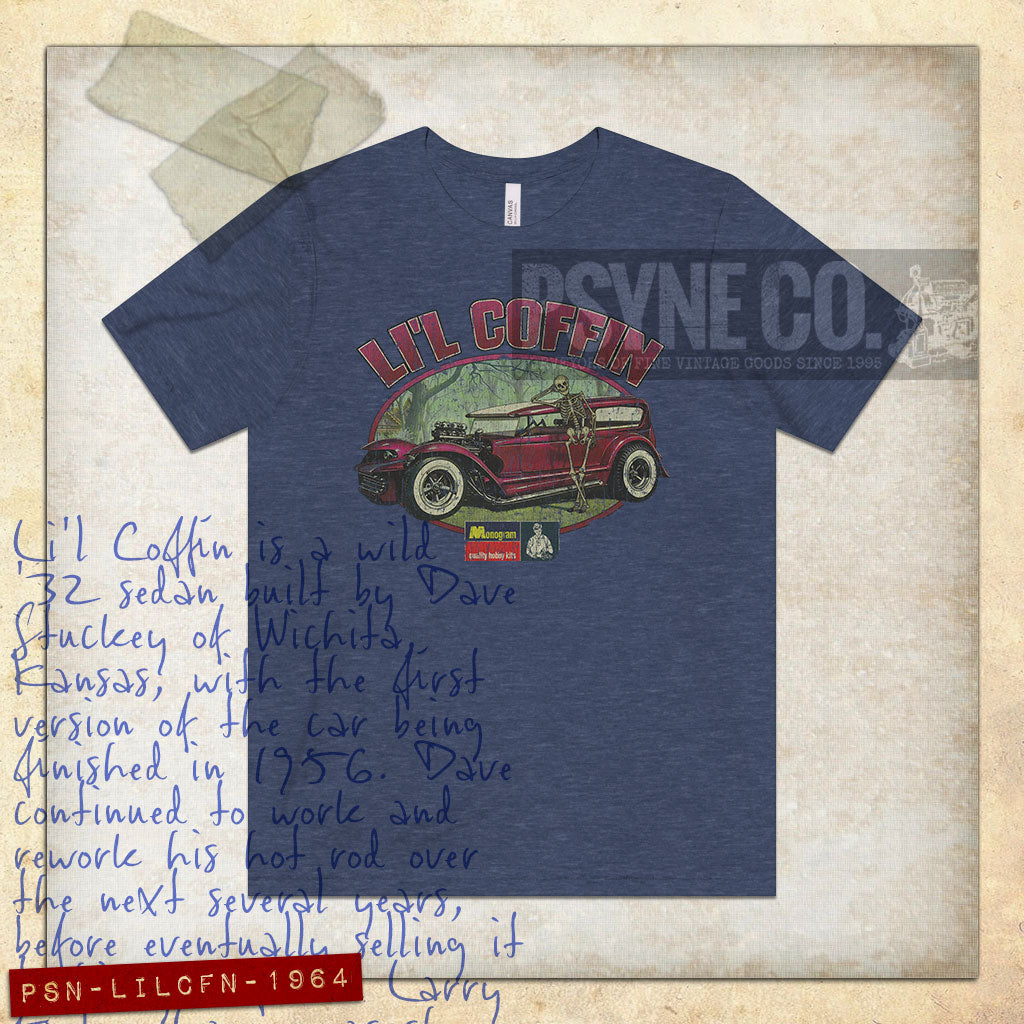 Li'l Coffin Kustom Deuce 1964 Vintage Men's T-Shirt