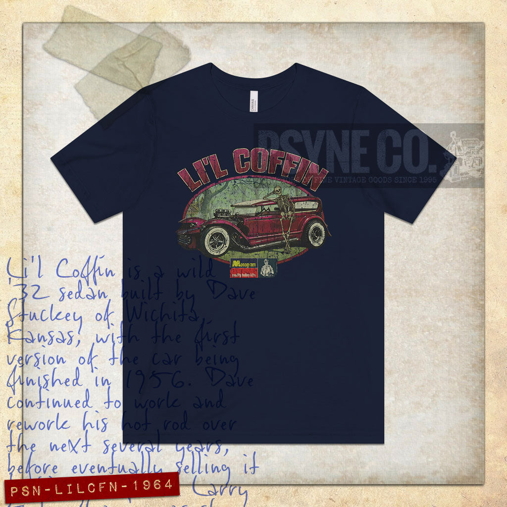 Li'l Coffin Kustom Deuce 1964 Vintage Men's T-Shirt