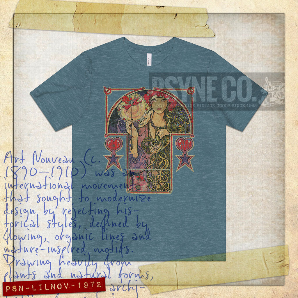 Lily Nouveau 1972 Vintage Men's T-Shirt