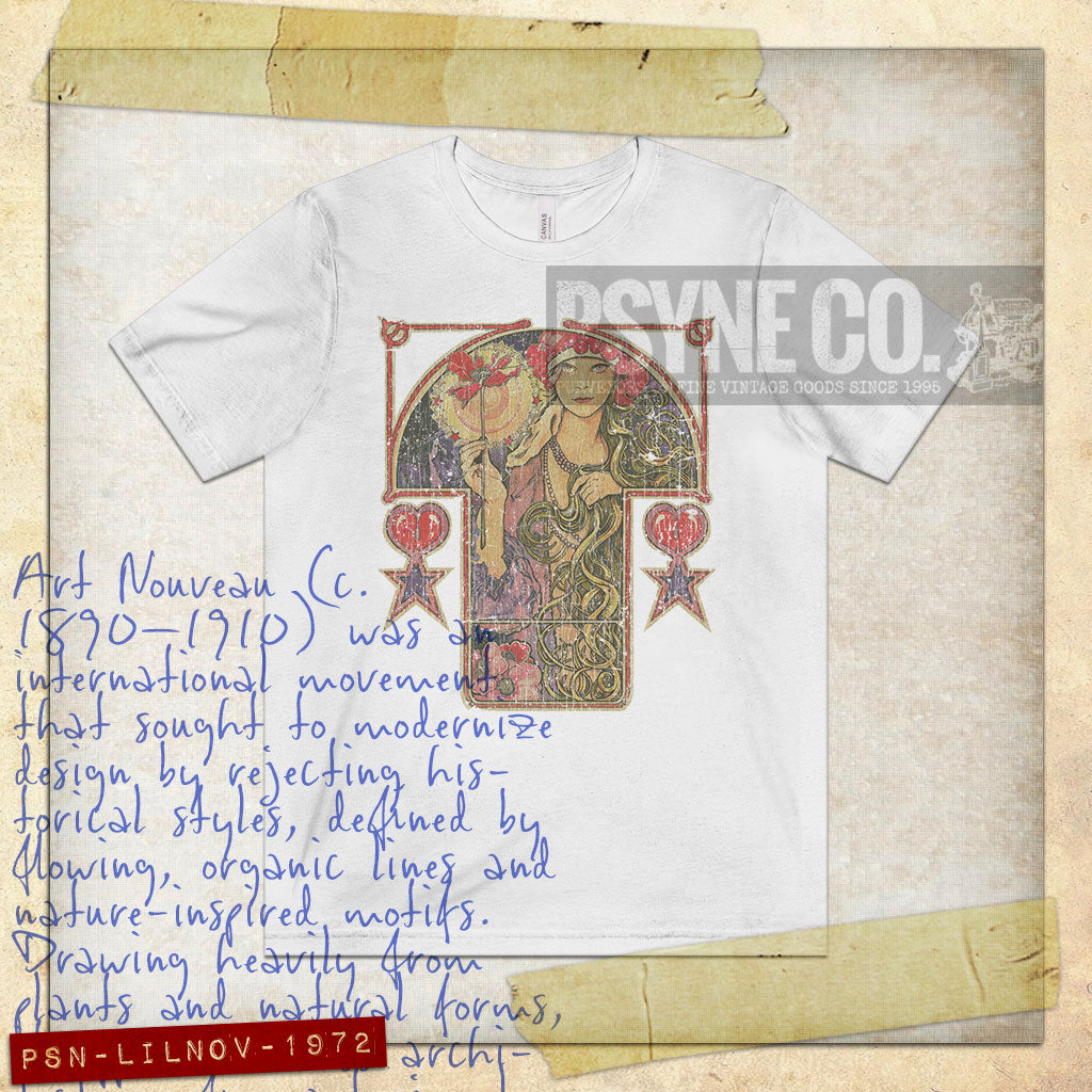 Lily Nouveau 1972 Vintage Men's T-Shirt