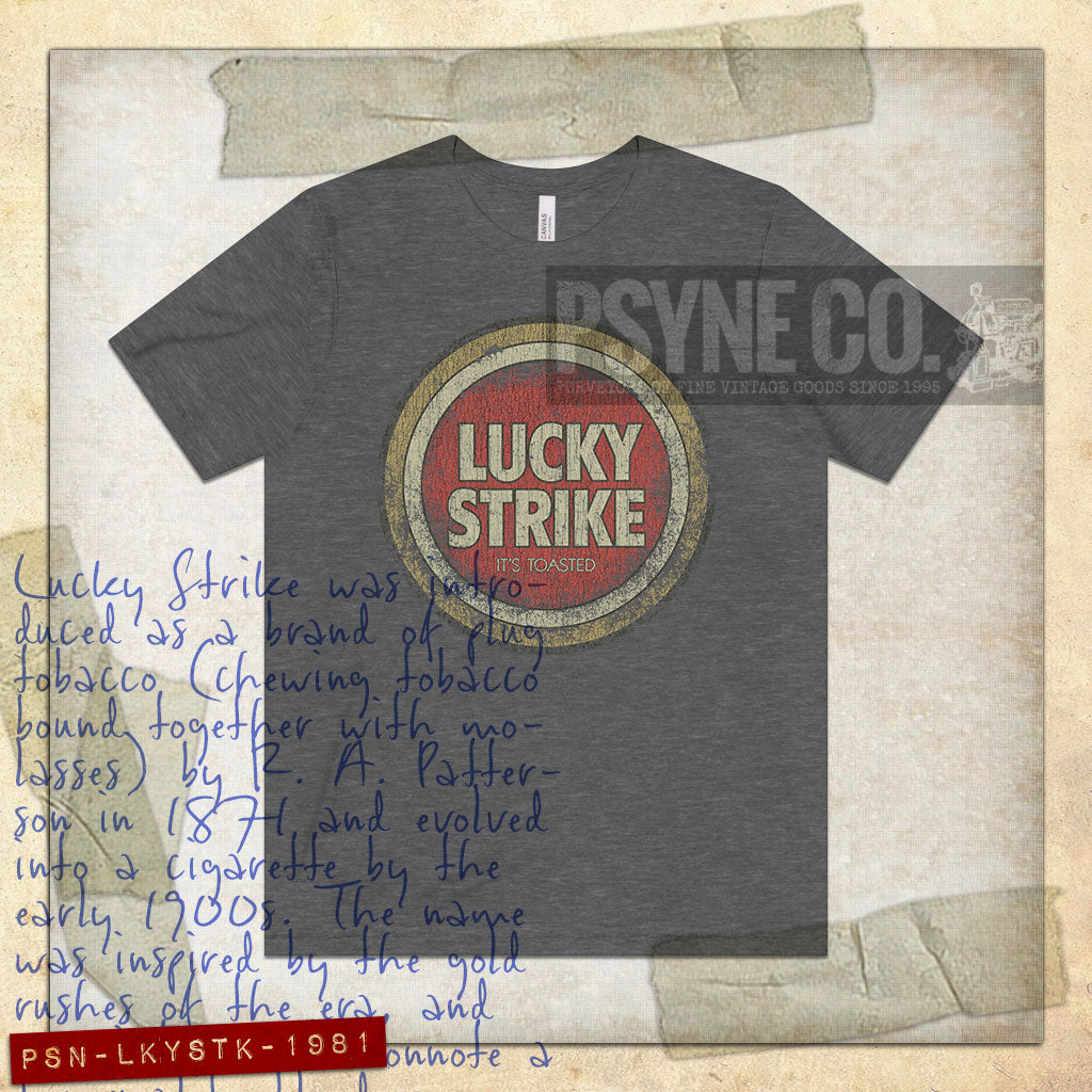 Lucky Strike 1981 Vintage Men's T-Shirt