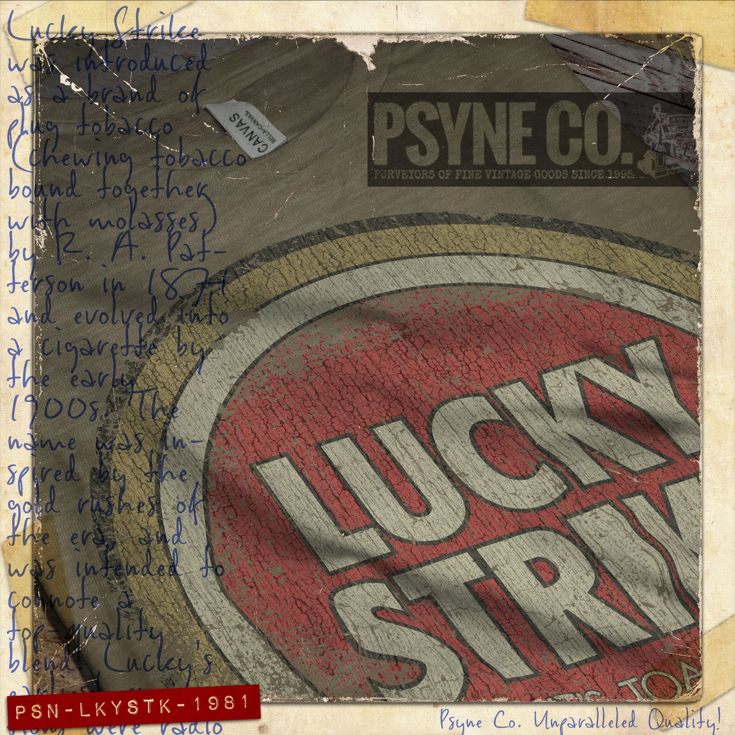 Lucky Strike 1981 Vintage Men's T-Shirt