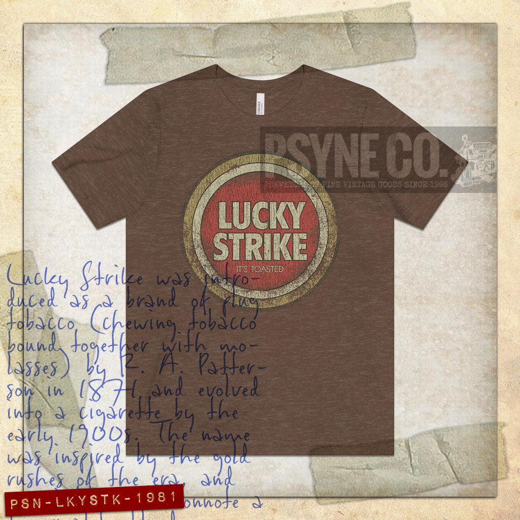 Lucky Strike 1981 Vintage Men's T-Shirt