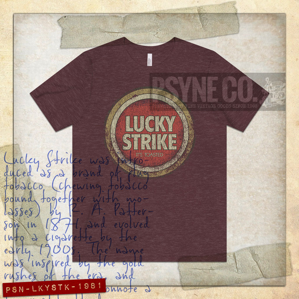 Lucky Strike 1981 Vintage Men's T-Shirt