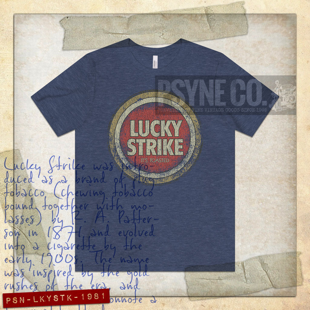 Lucky Strike 1981 Vintage Men's T-Shirt