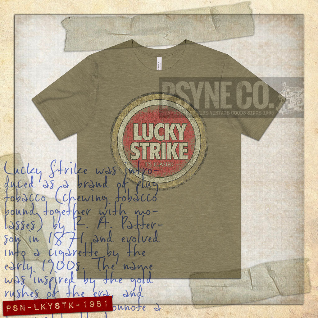 Lucky Strike 1981 Vintage Men's T-Shirt